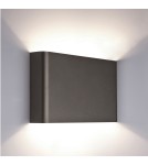 Minimalist wall lamps - Nowodvorski HAGA Wall Mounted Max power 2x40W G9 Graphite 9710 - product 1