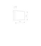 Minimalist wall lamps - Nowodvorski HAGA Wall Mounted Max power 2x40W G9 Graphite 9710 - product 3