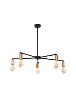 Nowodvorski STICKS V B Przysufitowa 5xE27 Czarny 9735