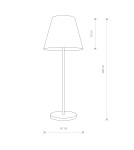 Floor lamps with lampshade - Nowodvorski MOSS Floor Max power 3x60W E27 Black 9736 - product 2