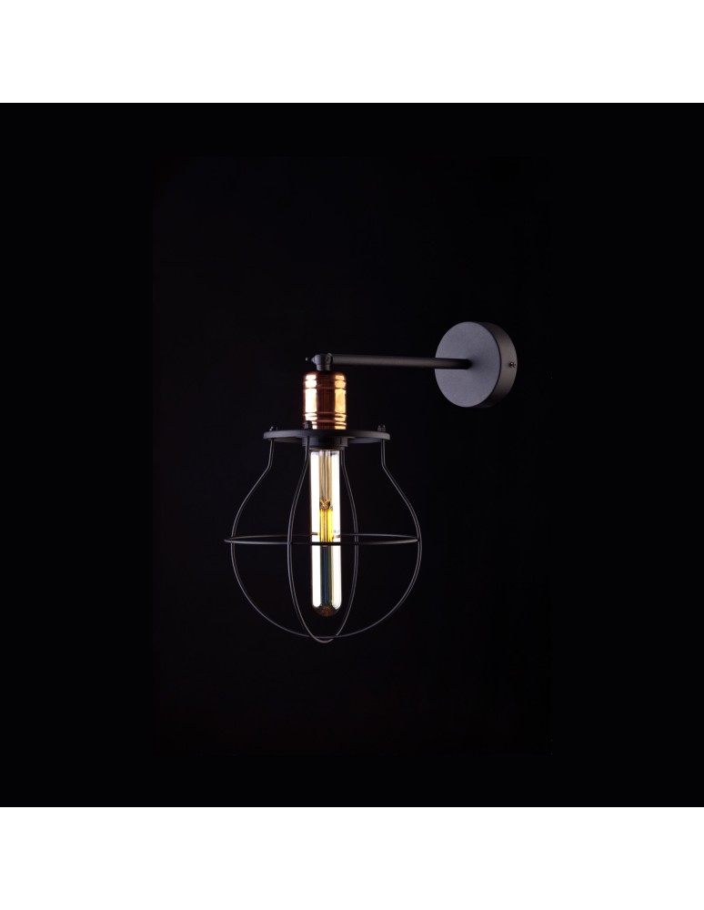 Wall lamps - Nowodvorski MANUFACTURE Wall lamp adjustable Max power 1x60W E27 Black 9742 - product kolory-swiatla.pl 1