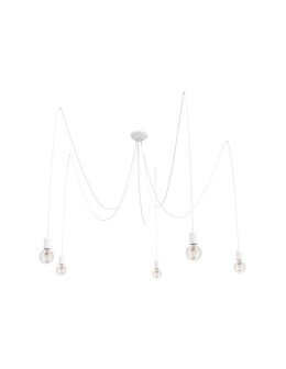 Nowodvorski SPIDER V Wisząca 5xE27 Biały 9744