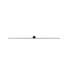 Bathroom wall lamps - Nowodvorski PIN LED L Wall Wall lamp Picture wall lamp Max wattage 15W LED IP44 Black 8130 - product 1