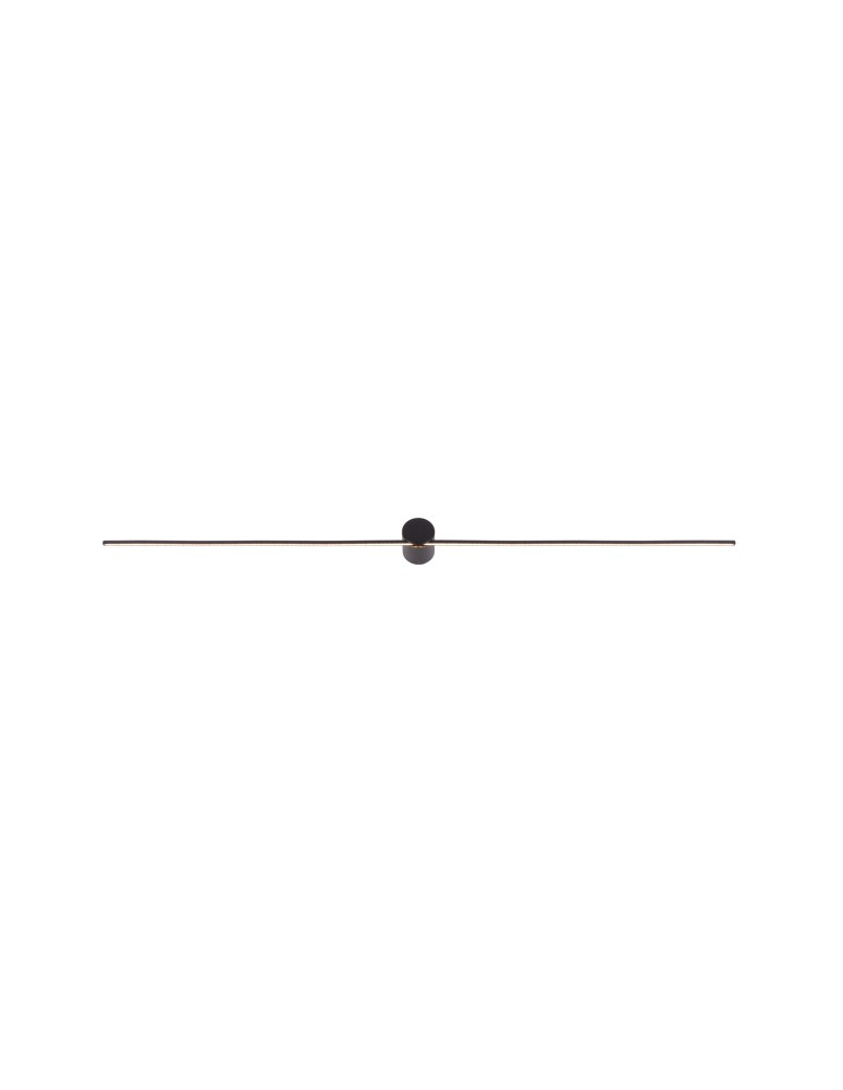 Bathroom wall lamps - Nowodvorski PIN LED L Wall Wall lamp Picture wall lamp Max wattage 15W LED IP44 Black 8130 - product kolory-swiatla.pl 3