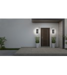 Bathroom wall lamps - Nowodvorski PIN LED L Wall Wall lamp Picture wall lamp Max wattage 15W LED IP44 Black 8130 - product 5