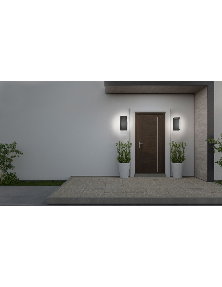 Bathroom wall lamps - Nowodvorski PIN LED L Wall Wall lamp Picture wall lamp Max wattage 15W LED IP44 Black 8130 - product kolory-swiatla.pl 5