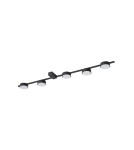 Modern ceiling lamps - Nowodvorski PILLS Ceiling Plafond Max power 5x8W GX53 Black 8262 - product 1