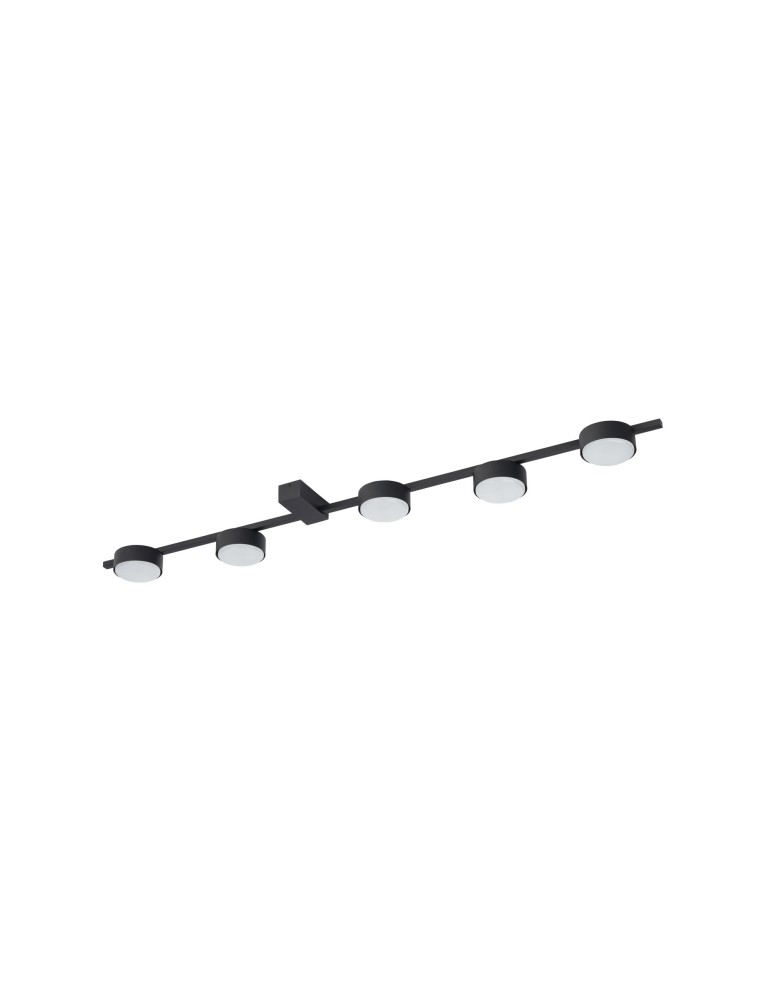 Modern ceiling lamps - Nowodvorski PILLS Ceiling Plafond Max power 5x8W GX53 Black 8262 - product kolory-swiatla.pl 1