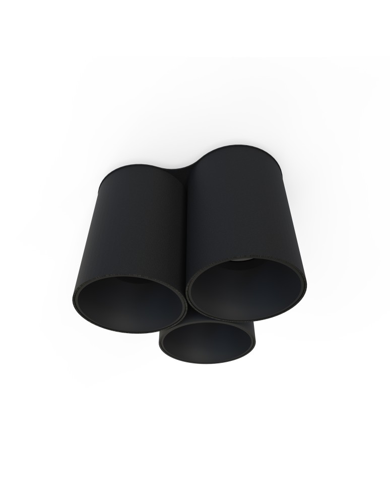 Ceiling luminaires for replaceable light source - Nowodvorski EYE TONE Spot Surface Mounted Max wattage 10W only LED GU10 Black 8091 - product kolory-swiatla.pl 1