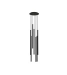 Icicle pendant lamps - Nowodvorski LASER 1000 Ceiling Pendant Max power 10W only LED G9 Black 7667 - product 1