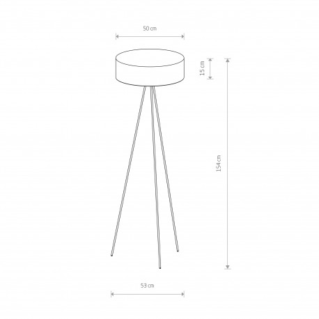 Nowodvorski CADILAC Podłogowa Max moc 25W only LED E27 Biały 7990