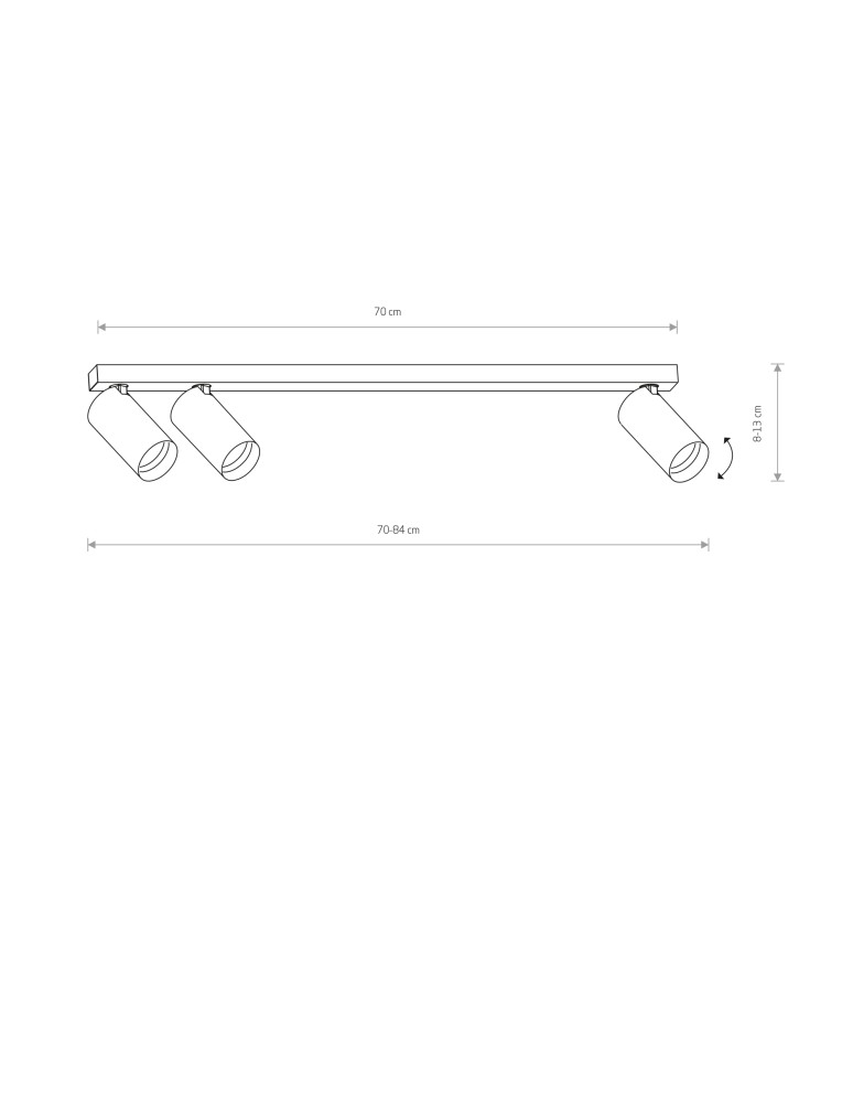 Spotlight ceiling lamps - Nowodvorski MONO Spotlight/Spot Max power 10W only LED GU10 White 7811 - product kolory-swiatla.pl 2
