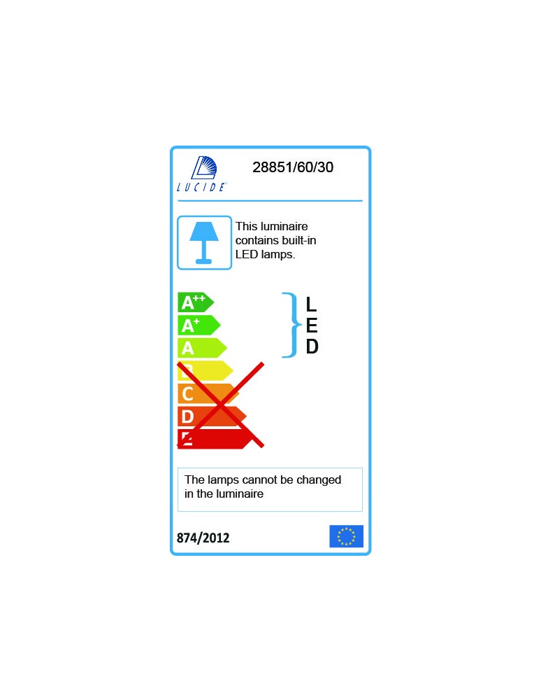 Standing garden lamps - Lucide TEXAS IP54 H40 L15 LED 6W anthracite 28851/60/30 Post. - product kolory-swiatla.pl 2
