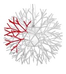 Pendant lamps - Step Into Design CORAL REEF white and red Hanging 62 cm ST-7101-1M - product 1
