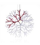 Pendant lamps - Step Into Design CORAL REEF white and red Hanging 62 cm ST-7101-1M - product 2