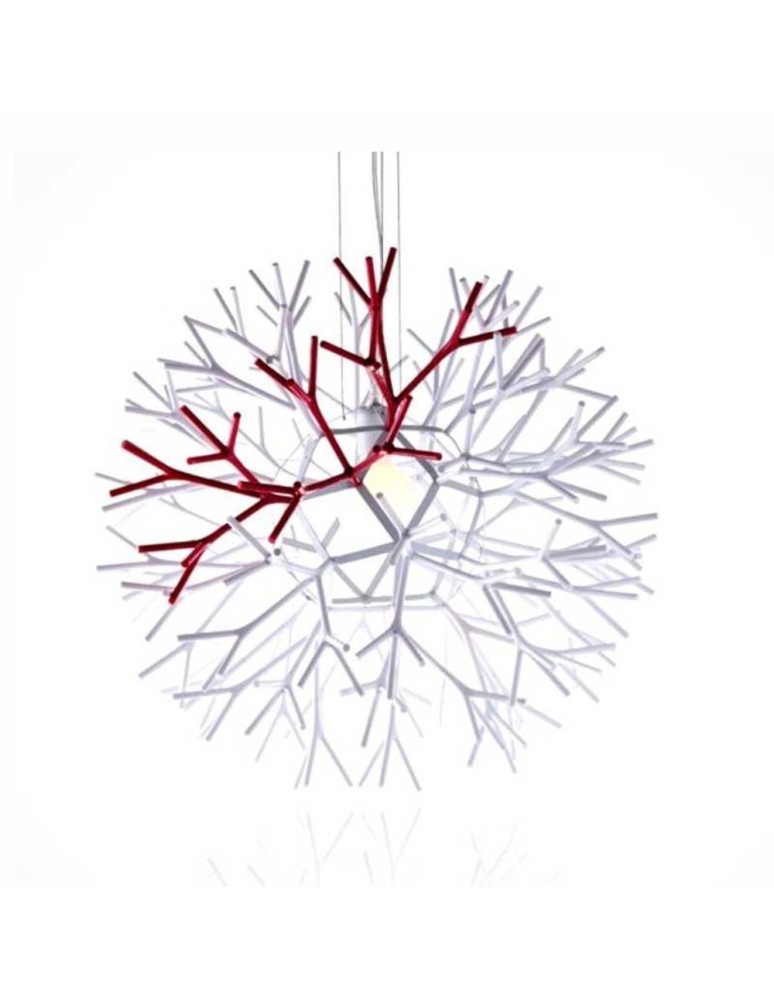 Pendant lamps - Step Into Design CORAL REEF white and red Hanging 62 cm ST-7101-1M - product kolory-swiatla.pl 2