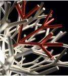 Pendant lamps - Step Into Design CORAL REEF white and red Hanging 62 cm ST-7101-1M - product 4