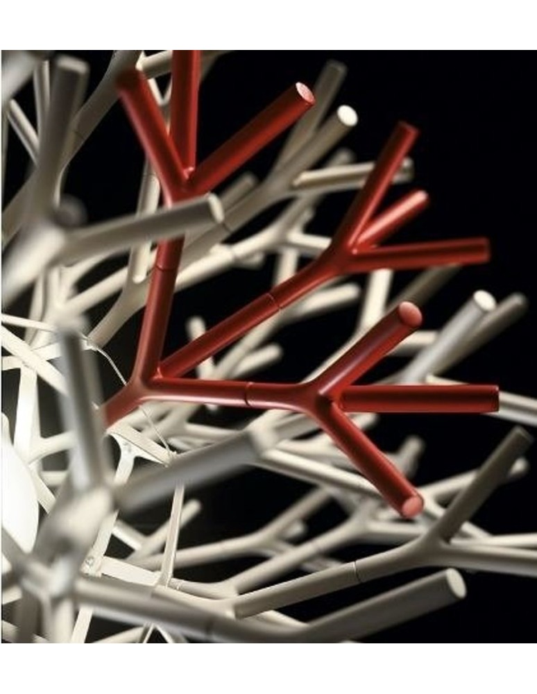 Pendant lamps - Step Into Design CORAL REEF white and red Hanging 62 cm ST-7101-1M - product kolory-swiatla.pl 4