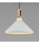 Pendant lamps - Step Into Design NORDIC WOODY White and Wood 35 cm Pendant ST-5097B - product 2