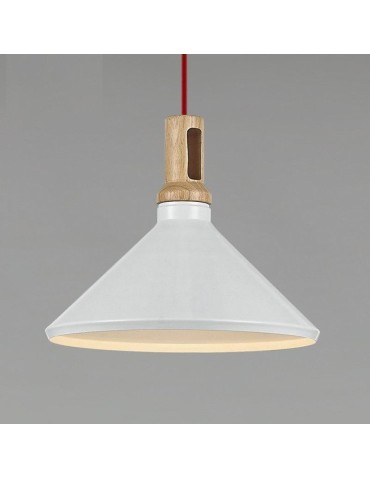 Step Into Design NORDIC WOODY White and Wood 35 cm Pendant ST-5097B - product 2
