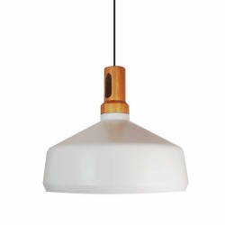 Step into Design Lampa Wisząca NORDIC WOODY biało drewniana 35 cm ST-5097A