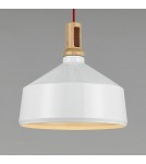 Pendant lamps - Step into Design NORDIC WOODY white wood pendant lamp 35 cm ST-5097A - product 2
