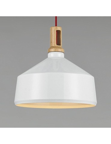 Step into Design Lampa Wisząca NORDIC WOODY biało drewniana 35 cm ST-5097A - produkt 2