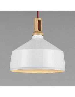 Step into Design Lampa Wisząca NORDIC WOODY biało drewniana 35 cm ST-5097A - produkt 2