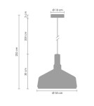 Pendant lamps - Step into Design NORDIC WOODY white wood pendant lamp 35 cm ST-5097A - product 10