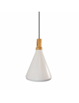 Step Into Design NORDIC WOODY Biało drewniana 25 cm Wisząca ST-5097c