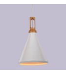 Pendant lamps - Step Into Design NORDIC WOODY White wood 25 cm Pendant ST-5097c - product 2
