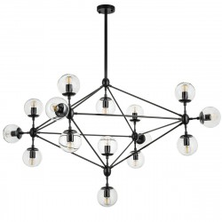 Step Into Design ASTRIFERO-15 Bursztynowo Czarny 110 cm Wisząca ST-9047-15