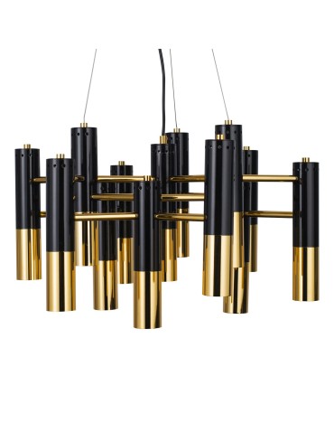Step Into Design GOLDEN PIPE-13 Black Gold 60 cm Pendant ST-5719-13 - product 2