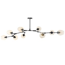 Step Into Design MODERN ORCHID-9 Bursztynowo Czarny 150 cm Wisząca ST-1232-9