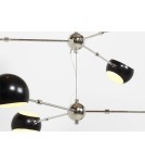 Step Into Design ASTRONOMY-6 Czarny 165 cm Wisząca ST-5335-6