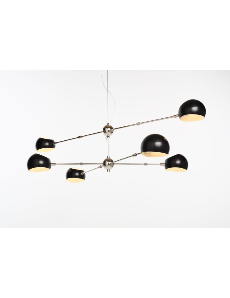 Pendant lamps - Step Into Design ASTRONOMY-6 Black 165 cm Pendant ST-5335-6 - product kolory-swiatla.pl 4