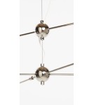 Step Into Design ASTRONOMY-6 Czarny 165 cm Wisząca ST-5335-6