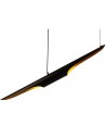 Step into Design Pendant Lamp BLACK TUBE black and gold 100 cm ST-0502-1