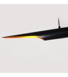 Pendant lamps - Step into Design Pendant Lamp BLACK TUBE black and gold 100 cm ST-0502-1 - product 2