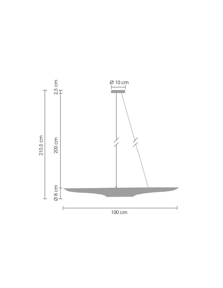 Pendant lamps - Step into Design Pendant Lamp BLACK TUBE black and gold 100 cm ST-0502-1 - product kolory-swiatla.pl 5