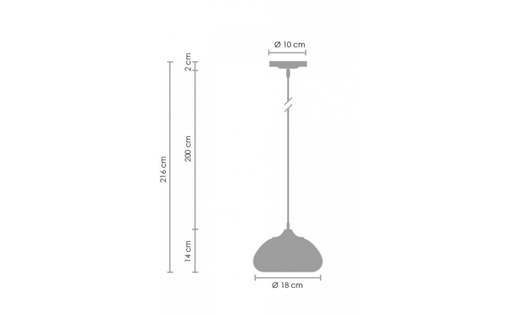 Step Into Design VICTORY GLOW S Miedziany 17 cm Wisząca ST-9002S