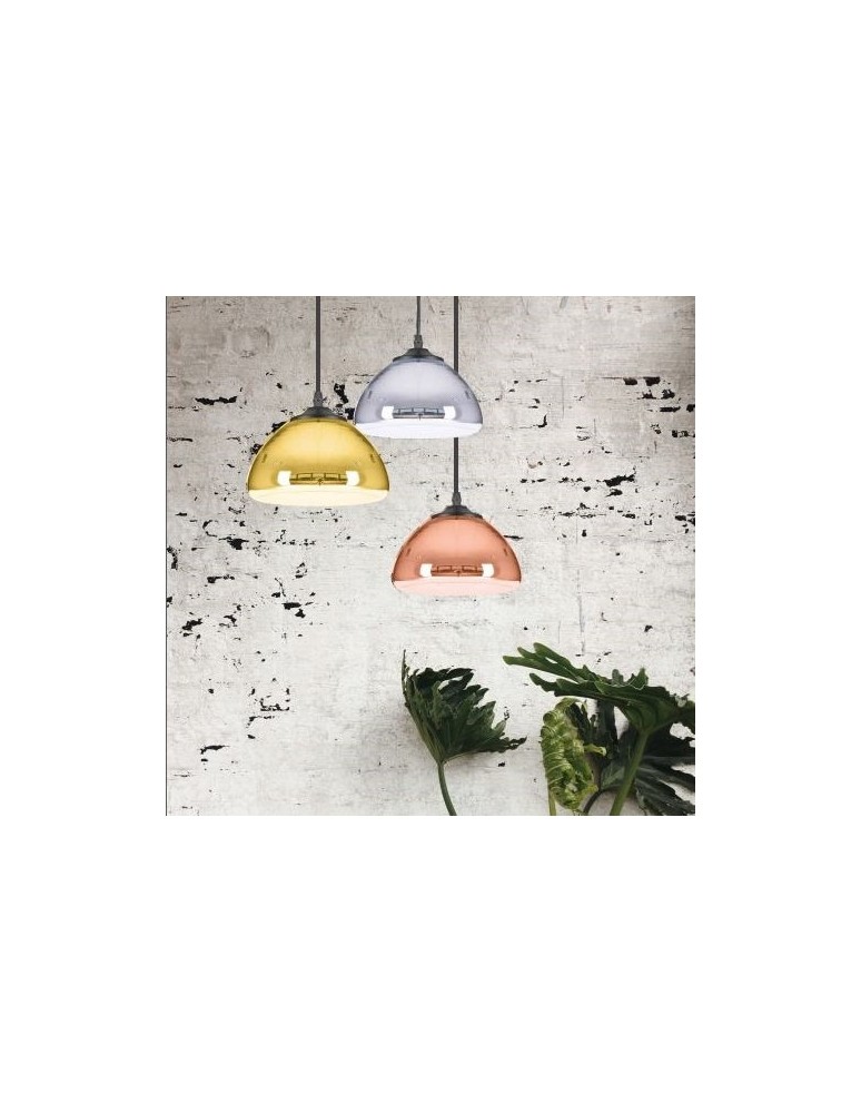 Pendant lamps - Step Into Design VICTORY GLOW M Copper 30 cm Pendant ST-9002M - product kolory-swiatla.pl 5