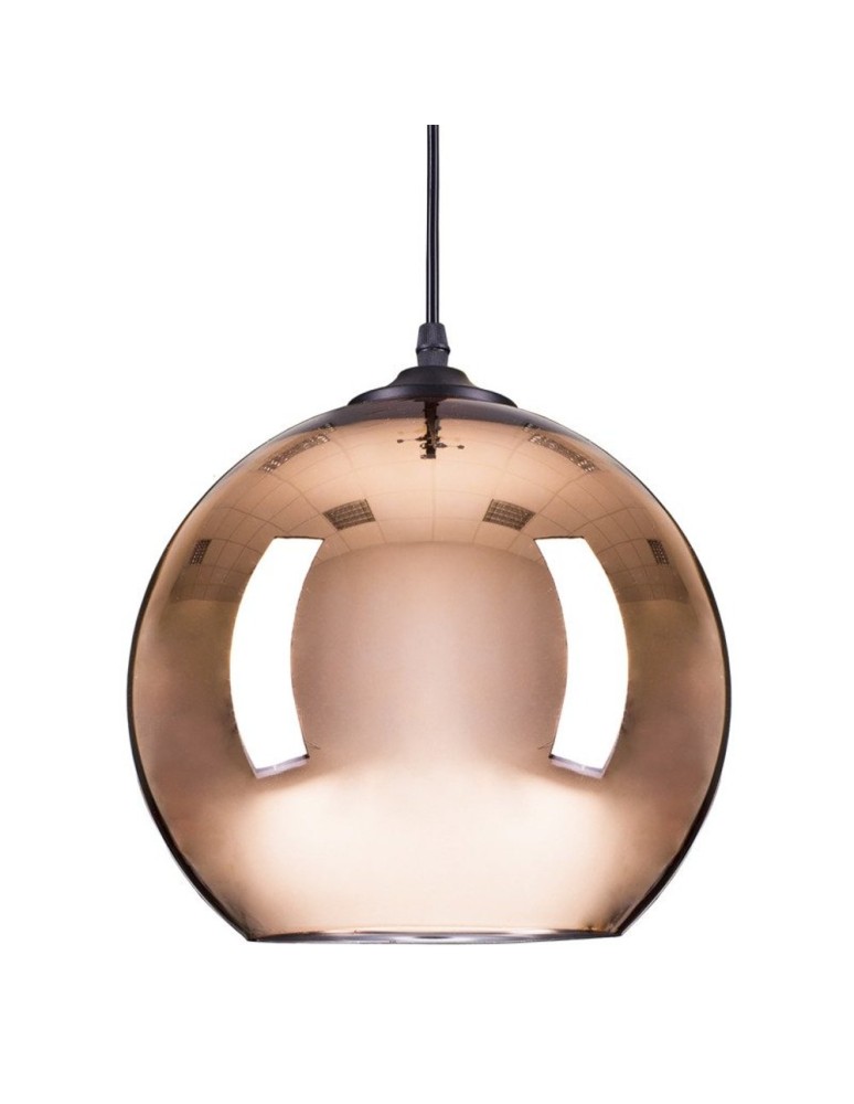 Pendant lamps - Step Into Design MIRROR GLOW Copper 25 cm Pendant ST-9021-S copper - product kolory-swiatla.pl 1