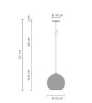 Pendant lamps - Step Into Design MIRROR GLOW Gold 25 cm Pendant ST-9021-S gold - product 9