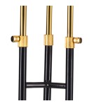 Gold floor lamps - Step Into Design GOLDEN PIPE-3 Black Gold 180 cm ST-5718-3 Standing - product 5