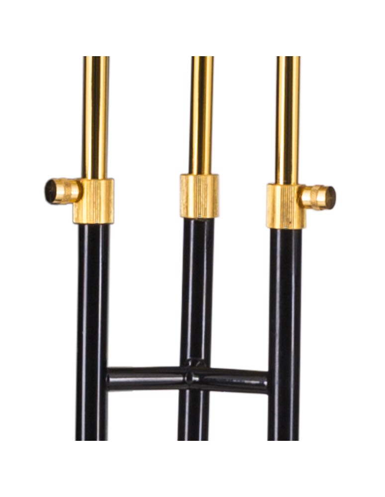 Gold floor lamps - Step Into Design GOLDEN PIPE-3 Black Gold 180 cm ST-5718-3 Standing - product kolory-swiatla.pl 5
