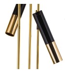 Gold floor lamps - Step Into Design GOLDEN PIPE-3 Black Gold 180 cm ST-5718-3 Standing - product 6