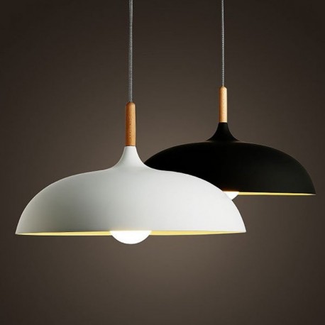 Step into Design Lampa Wisząca SAUCER czarna 45 cm ST-5219 black