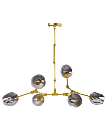 Step Into Design MODERN ORCHID-6 złoto Szary 130 cm Wisząca ST-1232-6 - produkt 2