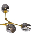 Pendant lamps - Step Into Design MODERN ORCHID-6 gold Grey 130 cm Pendant ST-1232-6 - product 5